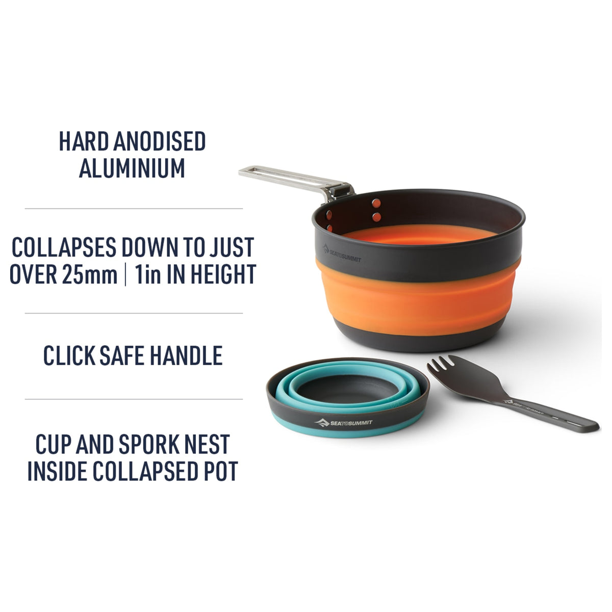 Sea to Summit Frontier Collapsible Cook Set - 3 Piece