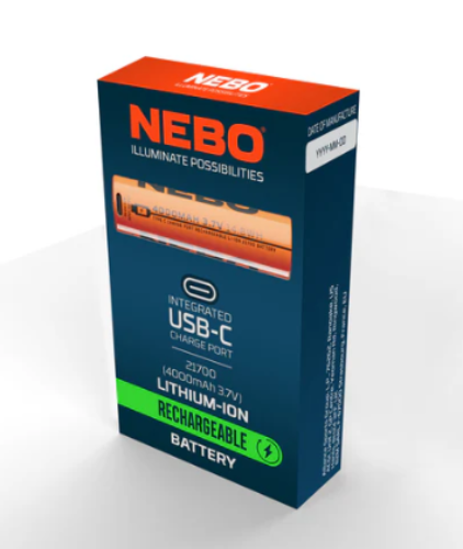 Nebo Rechargeable 21700 Battery