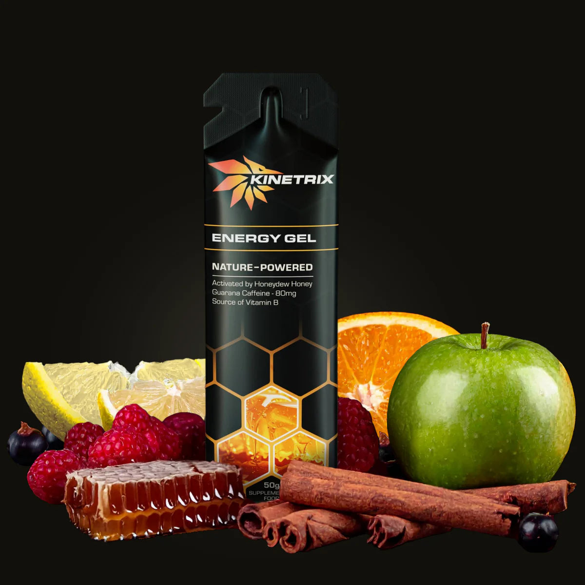 Kinetrix Energy Gel - Apple Cinnamon 50g