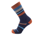 Point6 Merino Hiking Mixed Stripe Light Crew Sock