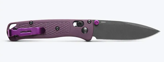 Benchmade Mini Bugout - Dark Purple Grivory