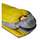 Rab Women's Neutrino -12degC Down Sleeping Bag Long LH - Zinc/Dark Pollen | Gearshop NZ