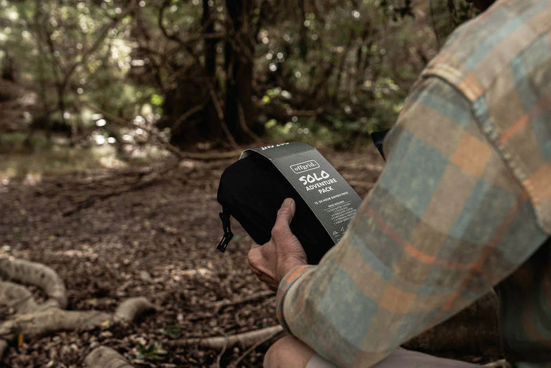 Offgrid Heat & Eat Meal - Ultimate Solo Adventure Pack + Dry Bag