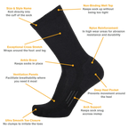 Point6 Merino Trekking Heavy Crew Socks