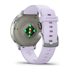 Garmin Venu 4 41mm - Silver with Periwinkle Silicone Band