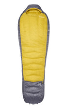 Rab Neutrino -18degC Down Sleeping Bag Reg LH - Graphene/Dark Pollen | Gearshop NZ