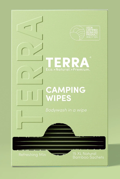 Terra Camping Wipes - 15x XL Sized