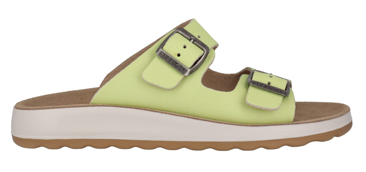 Fly Flot Womens Leather Slide Sandals