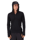 Mons Royale Men's Temple Merino Long Sleeve Hood | Gearshop NZ