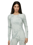 Le Bent Womens Fractal Midweight Crew | Gearshop NZ