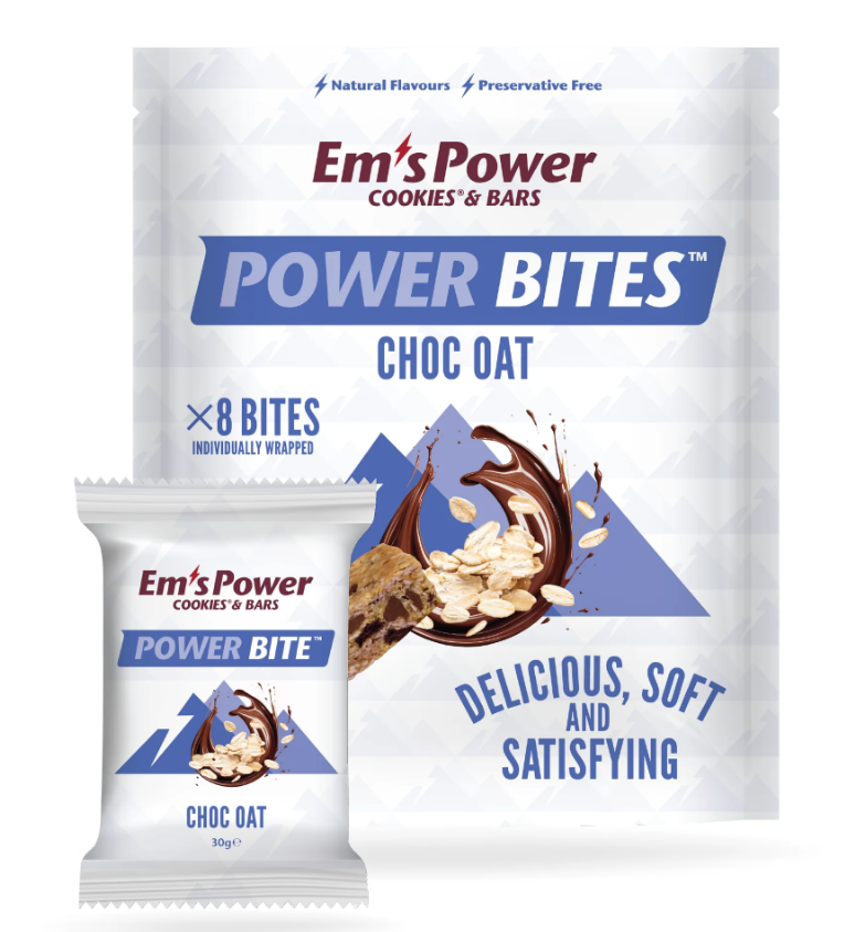 Em's Power Bites Pouch, Chocolate Oat