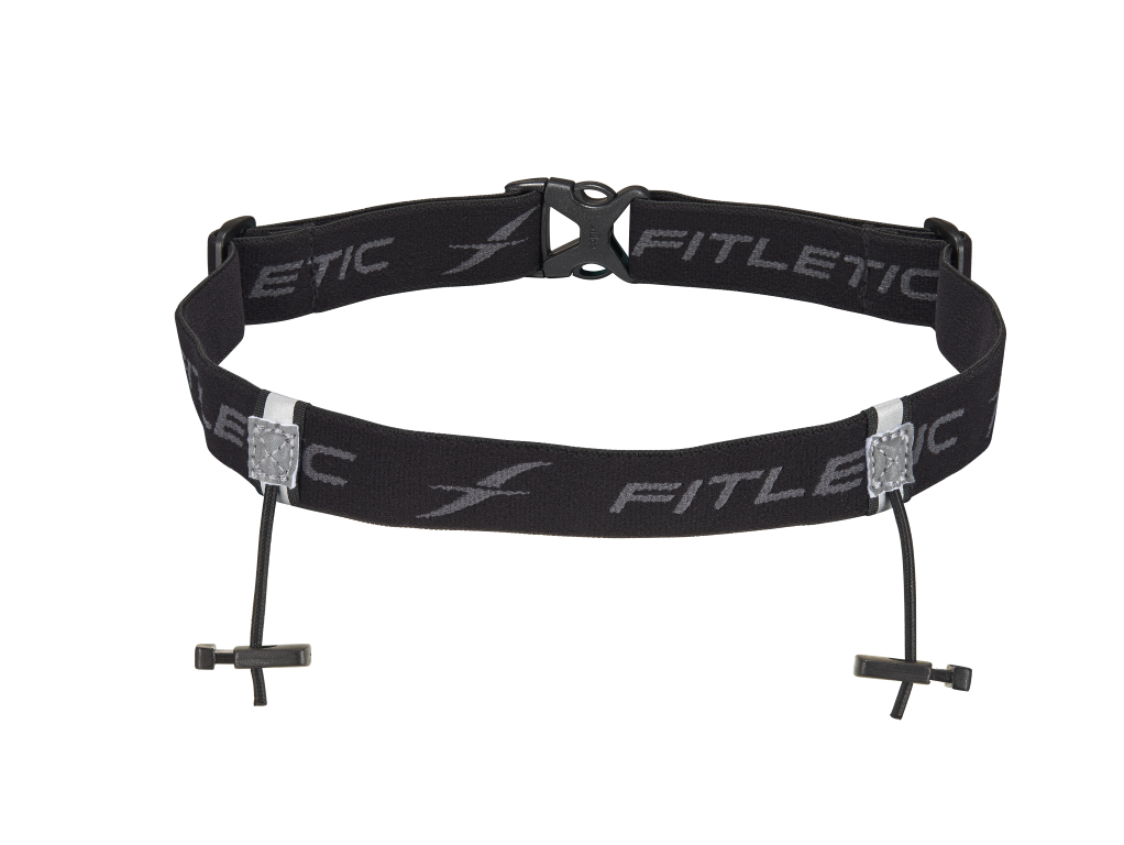 Fitletic Race 1 Number Belt - Black / Grey