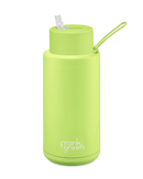 Frank Green Ceramic 34oz/1L Reusable Bottle with Straw