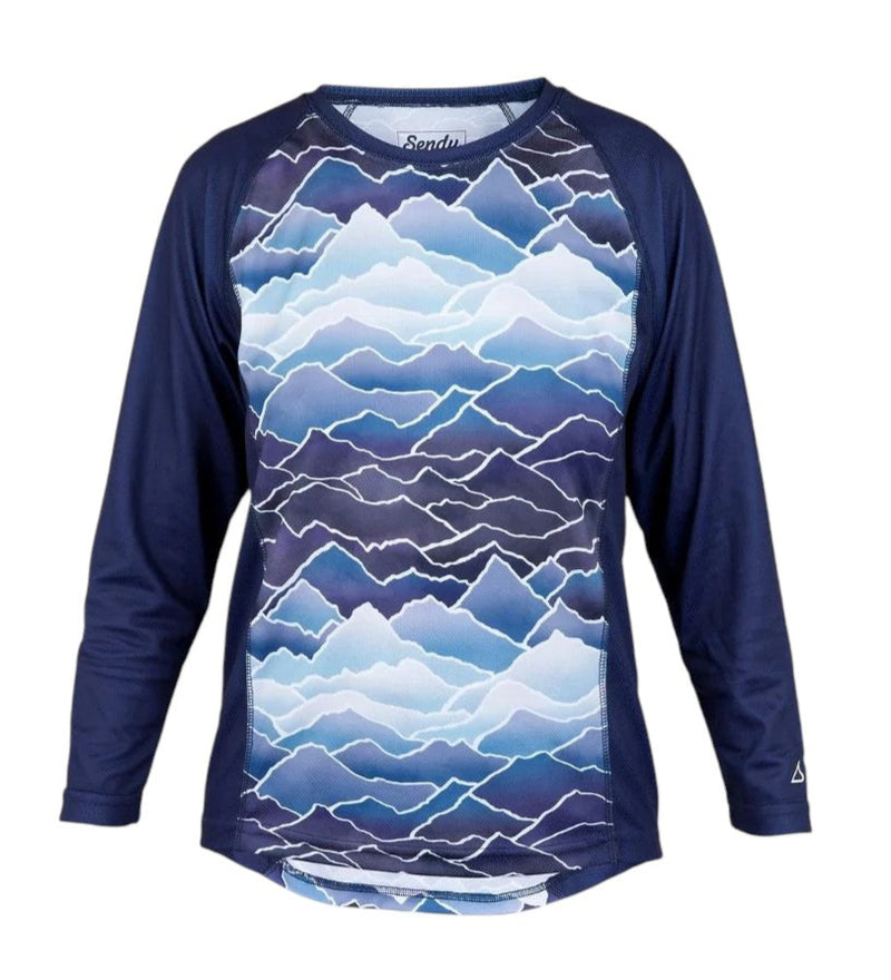 Sendy Youth Long Sleeve Bike Jersey