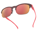 Hilx Nomad Interloop Sunglasses - Shiny Crystal Red/Matte Solid Red w/ Red Mirror Polarized Lens | Gearshop NZ