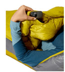 Rab Women's Neutrino -12degC Down Sleeping Bag Long LH - Zinc/Dark Pollen | Gearshop NZ