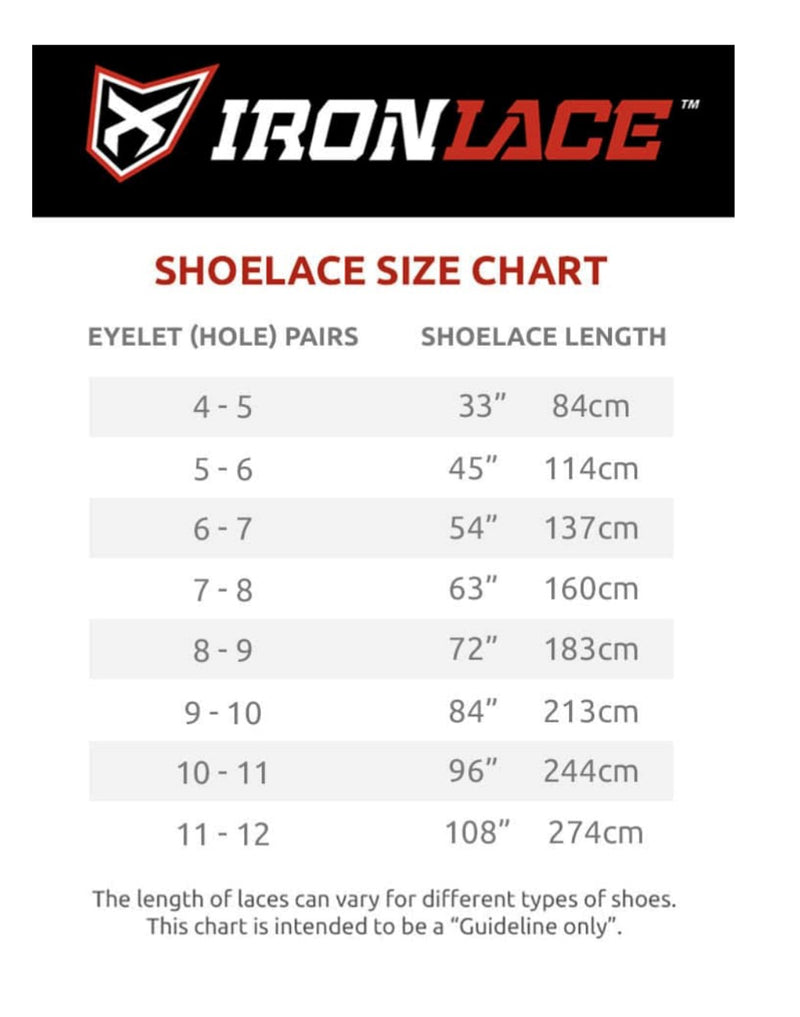 Ironlace Unbreakable Boot Laces