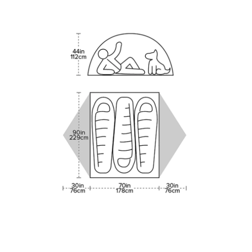 Big Agnes Blacktail 3 Tent