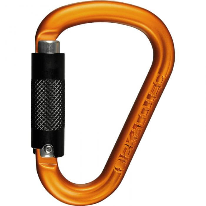 Skylotec PassO-SC Triple Lock Alloy Carabiner - Orange