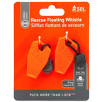 SOL Rescue Floating Whistle 2 Pack