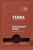 Terra Deodorant Wipes - 30x | Gearshop NZ