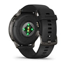 Garmin Venu 4 45mm - Slate with Black Silicone Band