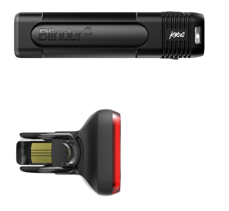 Knog Blinder 1000 Lumen + Blinder Square Rear Bike Light Set