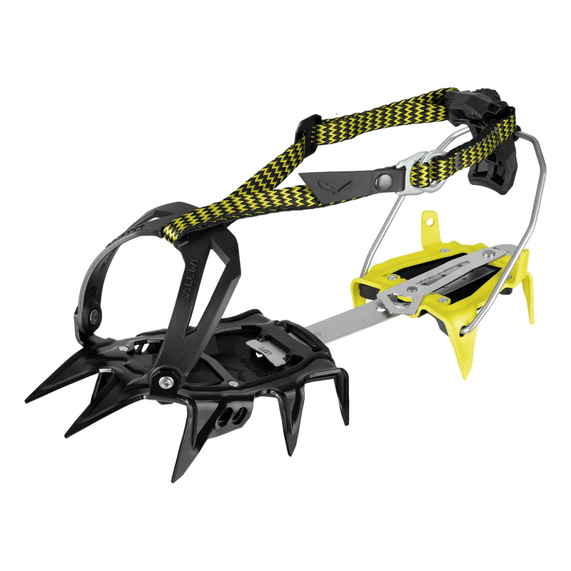 Salewa Alpinist Combi Crampon, Black/Yellow