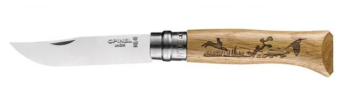 Opinel 8VRI Animal Series Oak Wood Knife