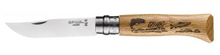 Opinel 8VRI Animal Series Oak Wood Knife