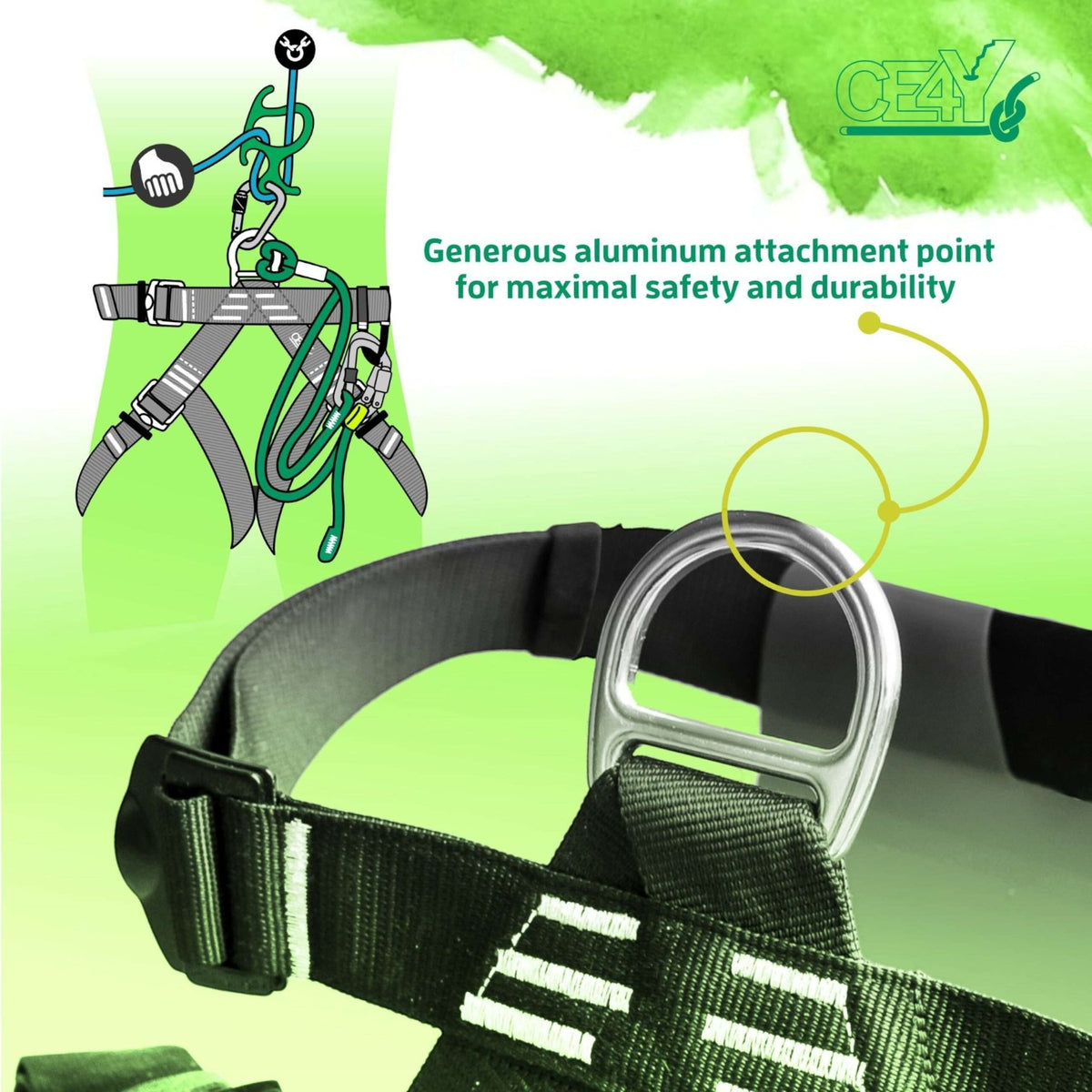 CE4Y Fun Canyon Harness - Blue Lime