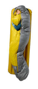 Rab Women's Neutrino -12degC Down Sleeping Bag Long LH - Zinc/Dark Pollen | Gearshop NZ