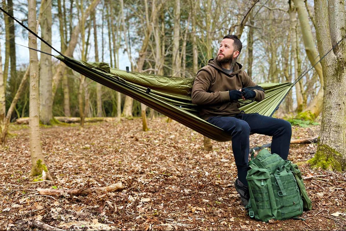 DD Hammocks Recycled Camping Hammock - Olive Drab