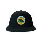 Big Agnes OG Logo Flat Brim Twill Trucker Hat - Black