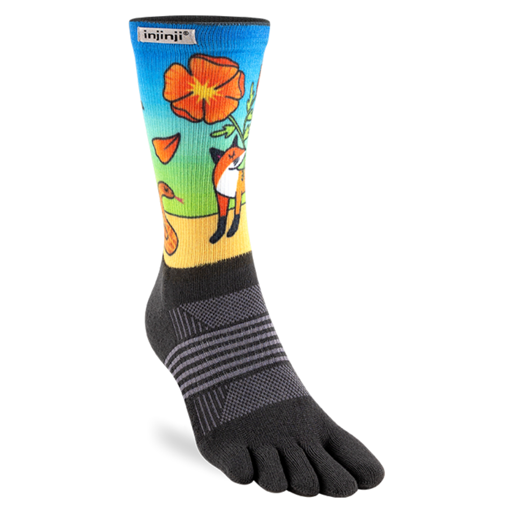 Injinji Artist Designed Womens Trail Crew