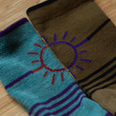 Point6 Merino Rising Sun III Ultra Light 3/4 Crew Sock
