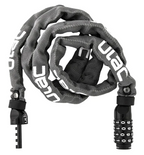 ULAC 52nd Street Hardened Steel Chain Combo Lock 120cm