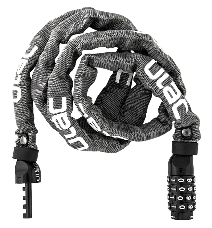 ULAC 52nd Street Hardened Steel Chain Combo Lock 120cm