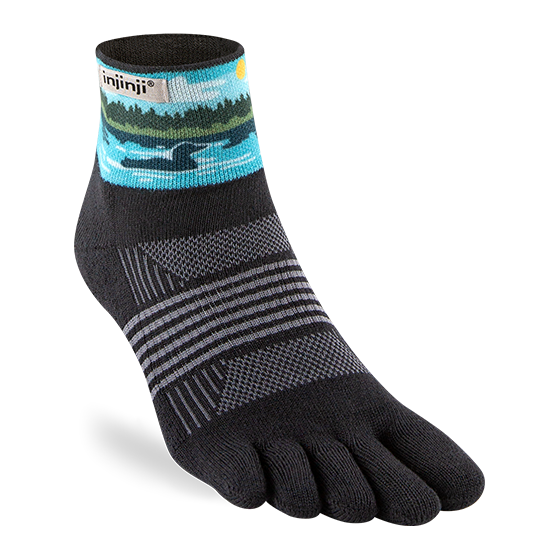 Injinji Artist Designed Womens Trail Mini-Crew