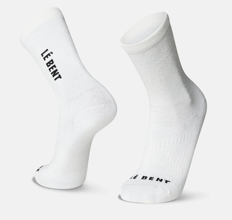 Le Bent Zero Cushion Logo 3/4 Crew Sock