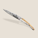 Deejo Tattoo 37g Knife with Olive Wood Handle, Sailing