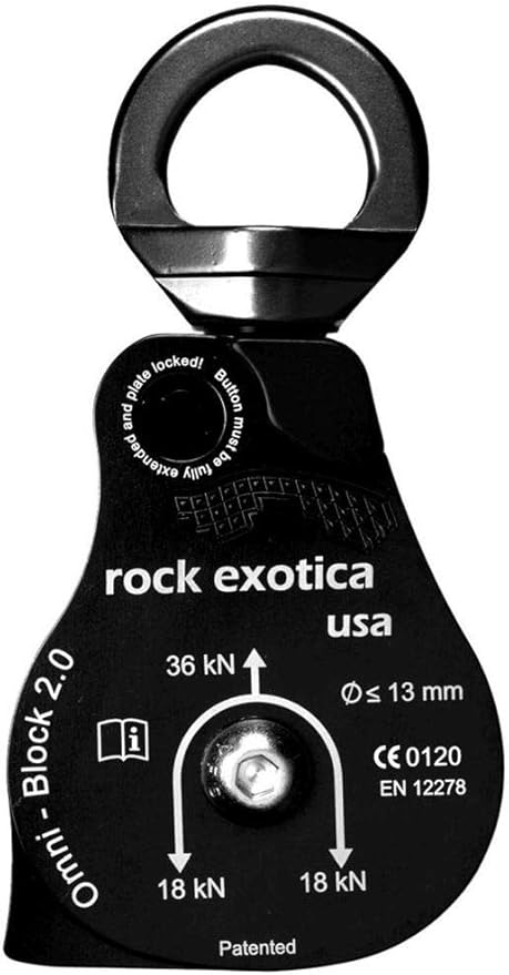 Rock Exotica 2.0 Omni Block Single Pulley