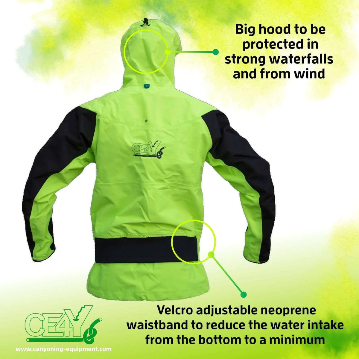 CE4Y Shield Waterproof Canyoning Jacket