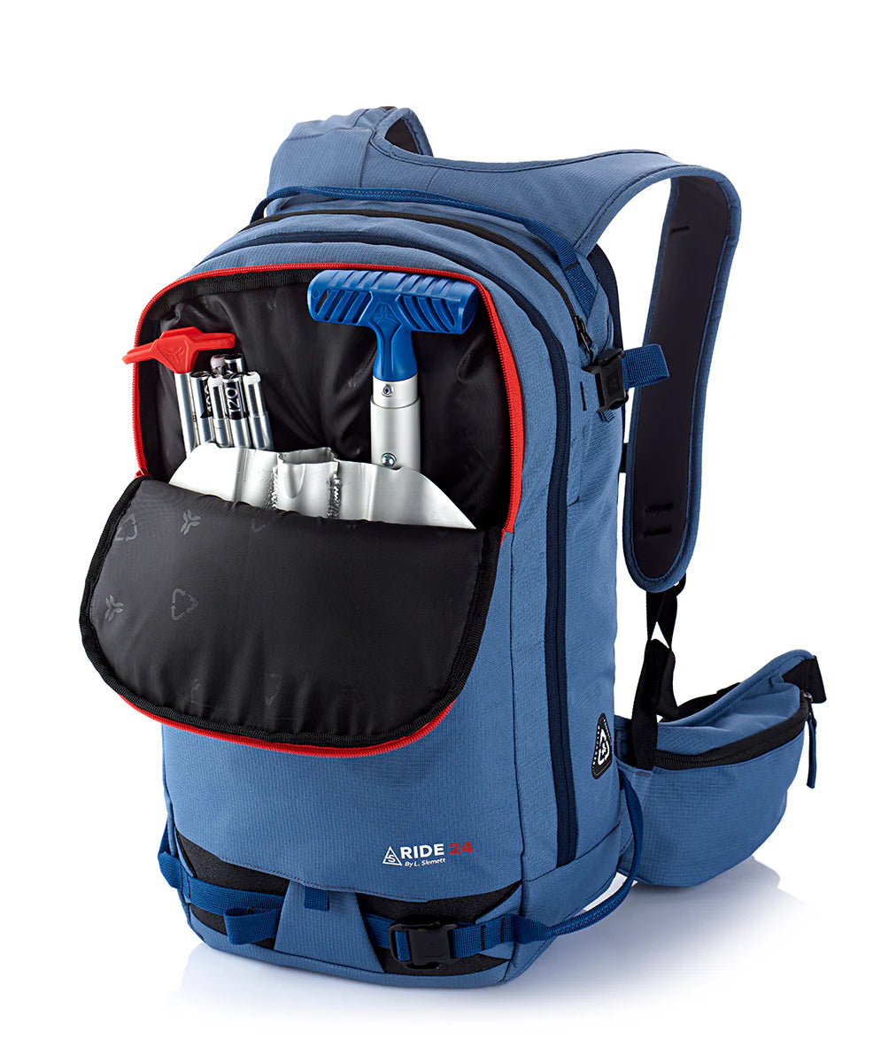 Arva Ride 24 Snowsports Backpack - Denim Blue