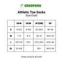 Creepers Merino Toe Socks - Quarter Crew Length