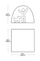 Big Agnes Sage Canyon Shelter + Accessory Wall + Foot Print