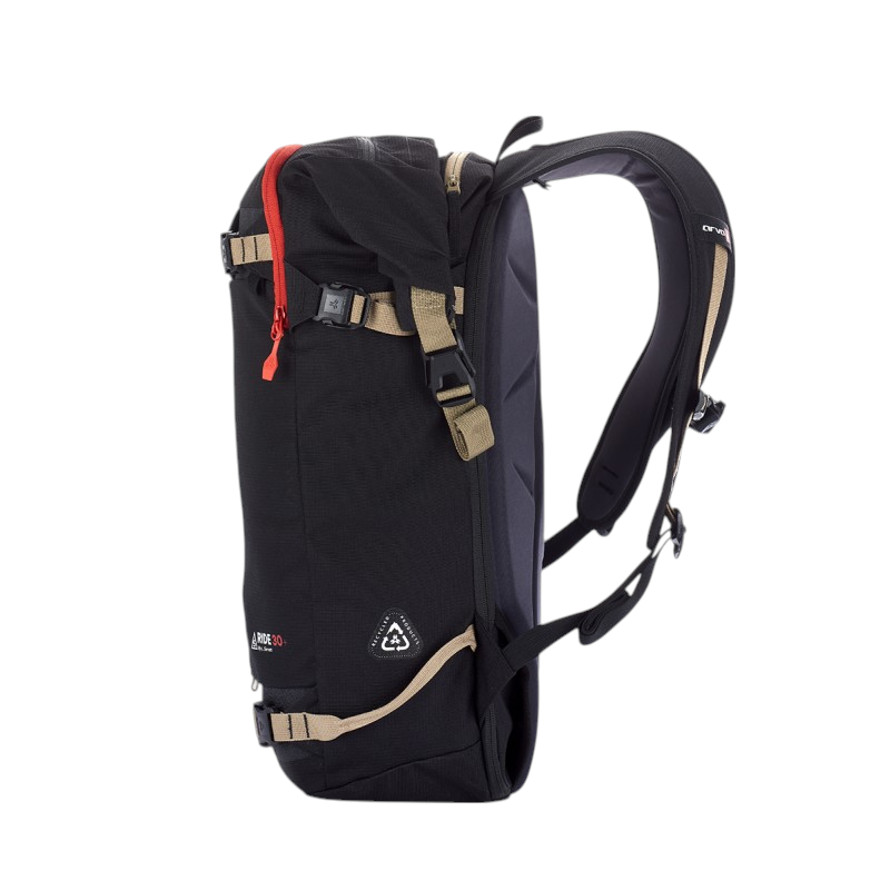Arva Ride 30+ Snowsports Backpack - Black