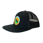 Big Agnes OG Logo Flat Brim Twill Trucker Hat - Black