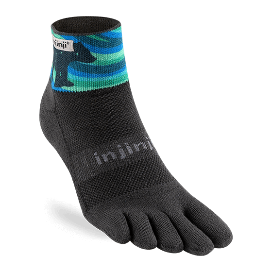 Injinji Artist Designed Womens Trail Mini-Crew