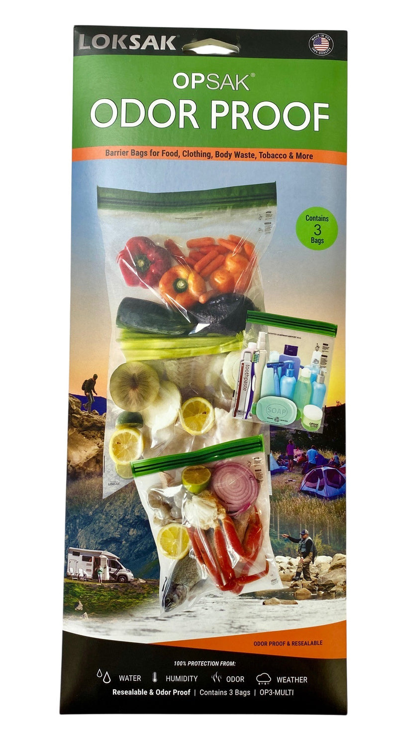 Loksak Odour Proof Dry Bags - 3 Pack